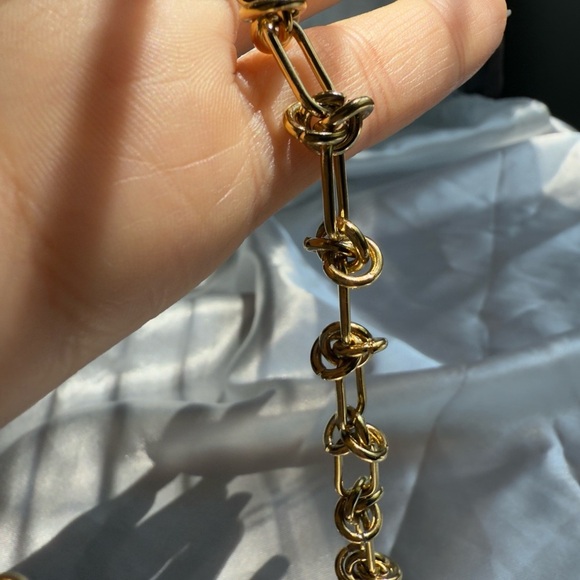 Steel Anthropologie Chain Necklace - Picture 7 of 8